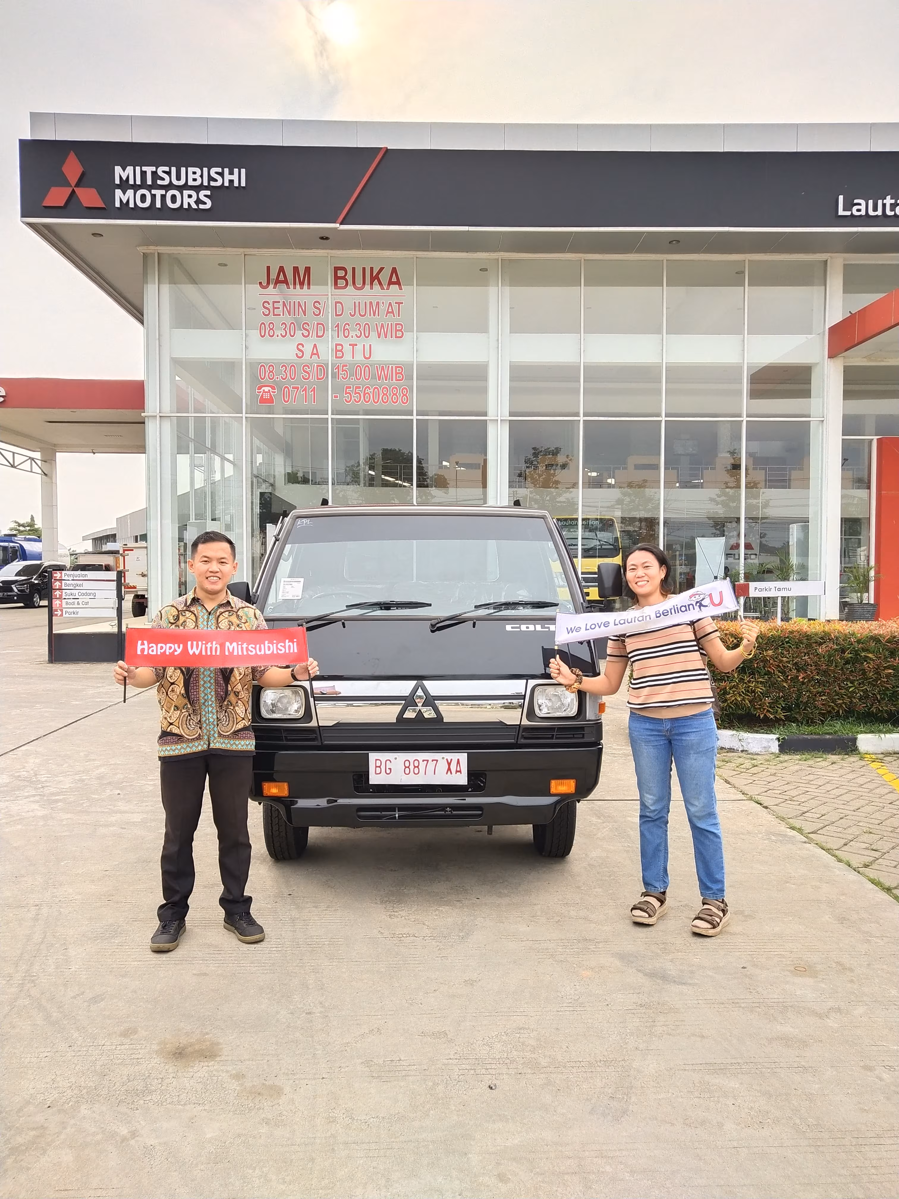 Penyerahan unit TRITON HDX di Jakabaring